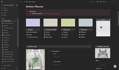 Notion Planner Template